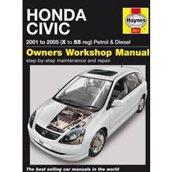 Honda Civic Petrol & Diesel Service and Repair Manual (Heftet, 2015)