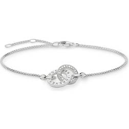 Thomas Sabo Forever Together Bracelet - Silver/Transparent