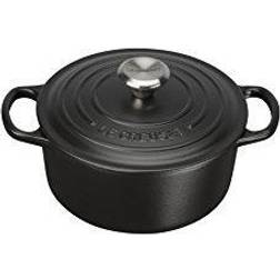 Le Creuset Black Signature Cast Iron Round med lock 1.8 L 18 cm