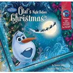 frozen olafs night before christmas book and cd (Audiobook, CD, 2015)
