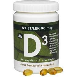 DFI D3 Vitamin 90mcg 120 st