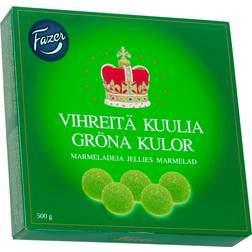 Fazer Gröna kulor Marmelad 500g