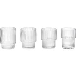 Ferm Living Ripple Drinking Glass 6.8fl oz 4