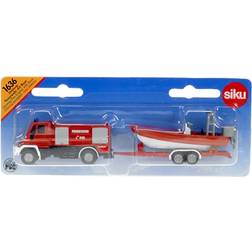 Siku Unimog Fire Engine with Boat 1636