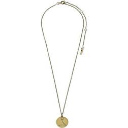 Pilgrim Pisces Necklace - Gold/Transparent