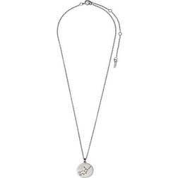 Pilgrim Virgo Necklace - Silver/Transparent