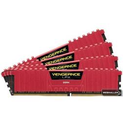 Corsair Vengeance LPX Red DDR4 2400MHz 4x4GB (CMK16GX4M4A2400C14R)