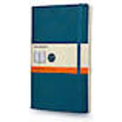 moleskine classic colored notebook large ruled underwater blue soft cover