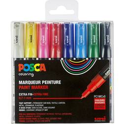 Uni Posca PC-1MC Extra Fine Bullet Markers 8-pack