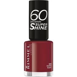 Rimmel 60 Seconds Super Shine Nail Polish #320 Rapid Ruby 0.3fl oz