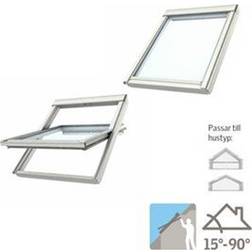 Velux GGU0066 CK06 S7 Komfort Energi Everfinish Aluminium Takvindu 55x118cm