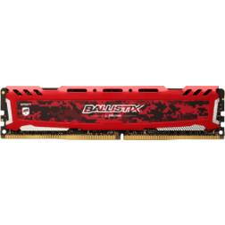 Crucial Ballistix Sport LT Red DDR4 2666MHz 8GB (BLS8G4D26BFSEK)