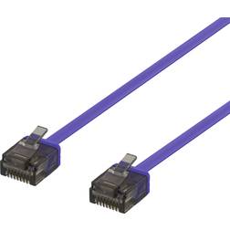 Deltaco Flat U/UTP Cat6a RJ45 - RJ45 1.5m