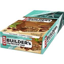 Clif Bar Builders Bar Chocolate Mint 68g 12