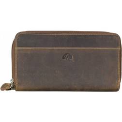 Greenburry Vintage Original Long Leather Wallet - Antique Brown