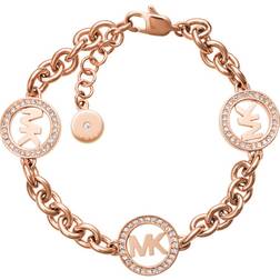 Michael Kors Logo Bracelet - Rose Gold/Transparent