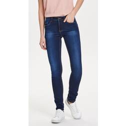 Only Skinny Reg. Soft Ultimate Jeans - Blue/Dark Blue Denim