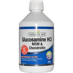 Natures Aid Glucosamine MSM & Chondroitin Liquid 500ml