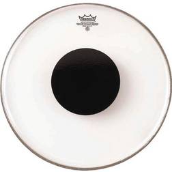 Remo Controlled Sound Clear Top Black Dot 12"