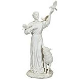 Design Toscano St. Francis and Friends of the Forest Bonded Figurine 25.4cm