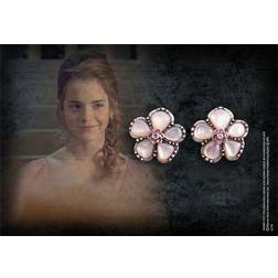 Noble Collection Harry Potter: Hermione's Yule Ball Pin Earrings - Silver/Pink