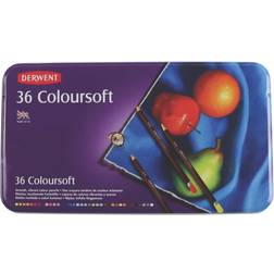 Derwent Coloursoft Pencils Tin of 36