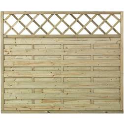 Plus Bergen Fence With Trellis 180x150cm