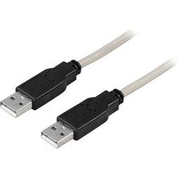 Deltaco USB A - USB A 2.0 1m