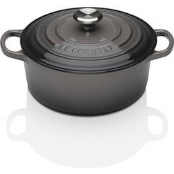 Le Creuset Flint Signature Cast Iron Round med lock 2.4 L 20 cm