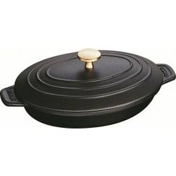 Staub Oval Covered Ofenform 17cm 9.5cm