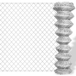 vidaXL Chain Link Fence 150cmx25m