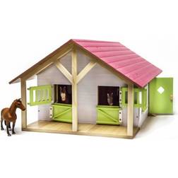Kids Globe Farm Stables with 2 Boxes & 1 Workshop 610168