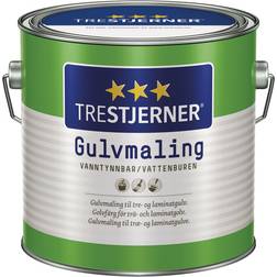Trestjerner - Gulvmaling Hvit 0.75L