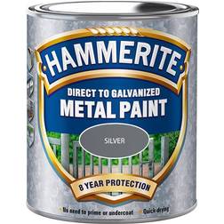 Hammerite Direct to Galvanised Metallmaling Sølv 0.75L