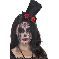 Smiffys Day of the Dead Mini Top Hat