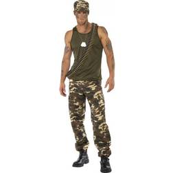 Smiffys Khaki Camo Costume Male