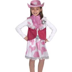 Melissa & Doug Cowgirl Role Play Costume Set