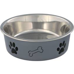 Trixie Stainless Steel Bowl With Plastic Coating 1.5l