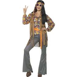 Smiffys 60's Singer Costume Female with Top Waistcoat