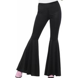 Smiffys Flared Trousers Ladies Black