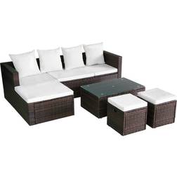 vidaXL 42585 Lounge-Set, 1 Bord inkl. 1 Soffor