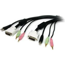 StarTech DVI/USB A/2x3.5mm-DVI/USB B/2x3.5mm 5.9ft