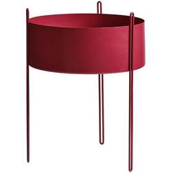 Woud Pidestall Flowerpot 40 ∅15.748"