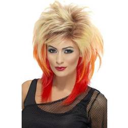 Smiffys 80's Mullet Wig Blonde