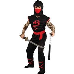 Wicked Costumes Ninja with Muscle Breast Kids Mask Suit