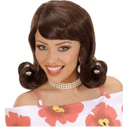 Widmann 50s Flip Wig Brown