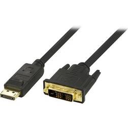 Deltaco DVI-D Single Link - DisplayPort 2m