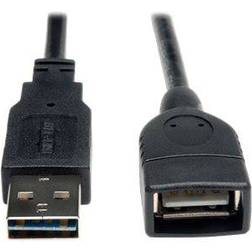 Tripp Lite Reversible USB A-USB A M-F 2.0 1ft