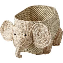 Rice Woven Storage Elephant