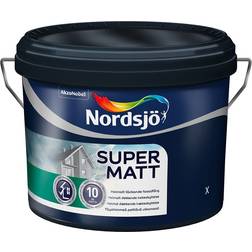 Nordsjö Super Matt Trefasademaling Hvit 10L